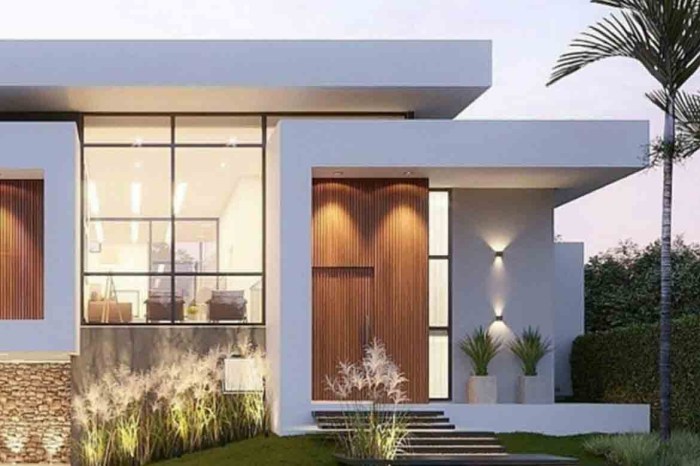 Desain rumah modern kecil