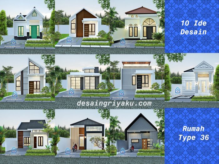 Desain rumah type 56