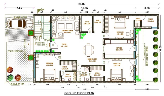 Desain rumah muka 6 meter