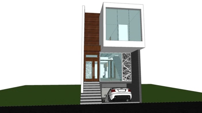 Gambar desain rumah ukuran 5x20