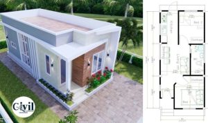 Desain rumah muka 6 meter