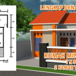 Desain rumah ukuran 6x16