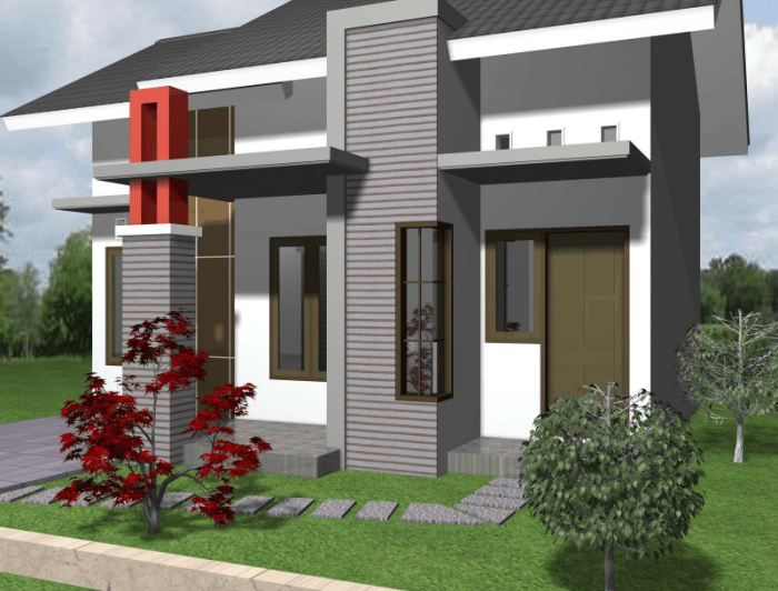 Desain rumah minimalis muka 6 meter