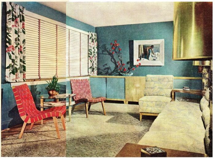 Amerika 1940 wohnzimmer