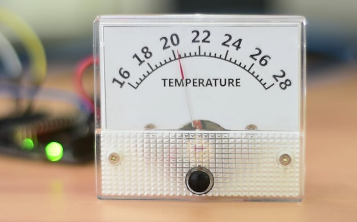 Analoge thermometer fürs wohnzimmer