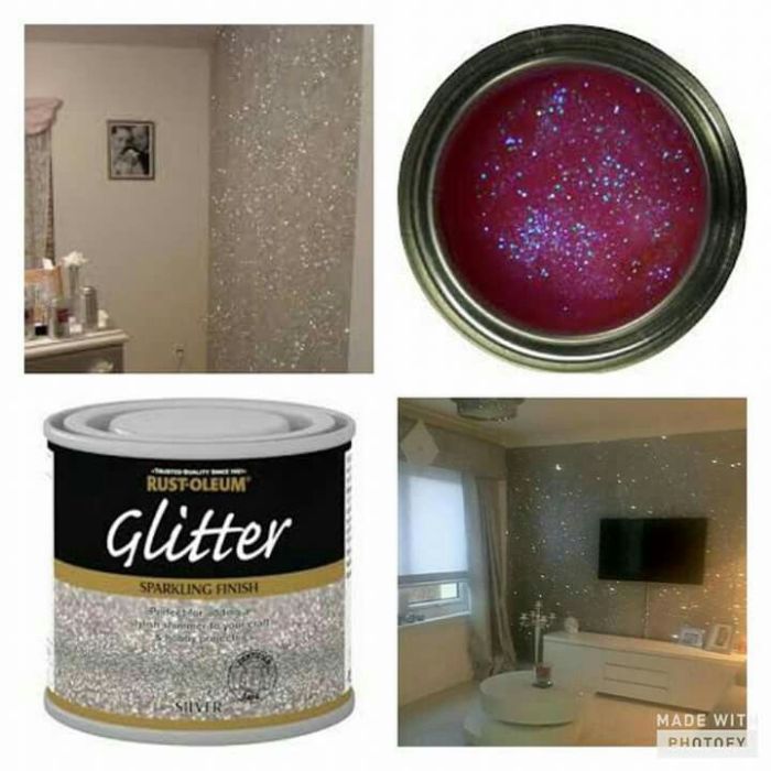 Glitter paint add skillofking decor saved